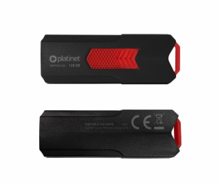 PLATINET přenosný SSD disk  USB 3.2 R/W UP TO 400MB/s 128...