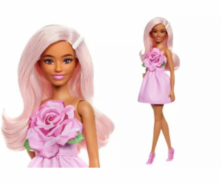 Mattel Panenka Barbie Fashionistas Blondýnka v růžových š...