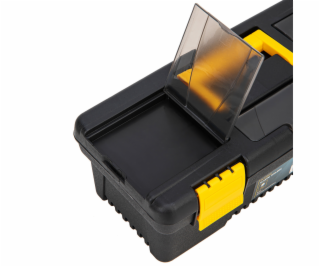 Plastový box na nářadí Deli Tools EDL432412, 12   (žlutý)