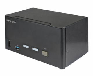 StarTech.com 2 Port Triple Monitor DisplayPort KVM Switch...