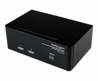 StarTech.com 2 Port KVM Switch - DVI and VGA w/ Audio and...