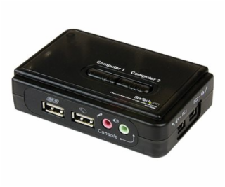StarTech.com 2 Port USB VGA KVM Switch - Single VGA - Hot...