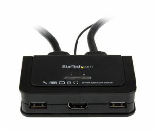 StarTech.com 2 Port USB HDMI Cable KVM Switch with Audio ...