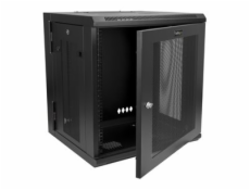 StarTech.com 12U 19  Wall Mount Network Cabinet, 20  Deep 4 Post Hinged Locking IT Computer Equipment Enclosure with Shelf, Flexible Vented Switch Depth Data Rack Cisco 3850, 2960 Series - 12U Vented 