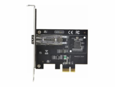 StarTech.com 1-Port GbE SFP Network Card, PCIe 2.1 x1, Intel I210-IS, 1GbE Controller, 1000BASE Copper/Fiber Optic, Single-Port Gigabit Ethernet NIC, Desktop/Server Backplanes - Windows and Linux Comp