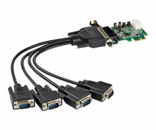 StarTech.com 4-port PCI Express RS232 Serial Adapter Card...