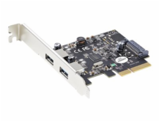 StarTech.com 2-Port USB PCIe Card 10Gbps/port - USB 3.1/3.2 Gen 2 Type-A PCI Express 3.0 x2 Host Controller Expansion Card - Windows/Linux - USB adaptér - PCIe 3.0 x4 nízký profil - USB-C 3.1 Gen 2 x 