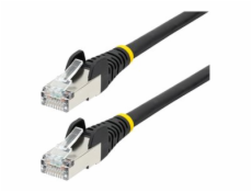StarTech.com 3m CAT6a Ethernet Cable - Black - Low Smoke Zero Halogen (LSZH) - 10GbE 500MHz 100W PoE++ Snagless RJ-45 w/Strain Reliefs S/FTP Network Patch Cord - Patch kabel - RJ-45 (M) do RJ-45 (M) -