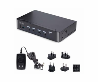 StarTech.com 4-Port DisplayPort 1.4 KVM Switch, 8K 60Hz /...