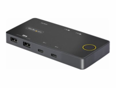 StarTech.com 2-Port USB-C KVM Switch, Single-4K 60Hz HDMI Monitor, Dual-100W Power Delivery Pass-through Ports, Bus Powered, USB Type-C/USB4/Thunderbolt 3/4 Compatible - Small Form Factor (C2-H46-UC2-