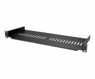 StarTech.com 1U Vented Server Rack Cabinet Shelf, 7in Dee...