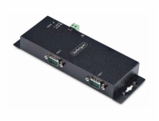 StarTech.com 2P Serial to Ethernet Adapter, IP LAN to RS232 DB9 Converter - Kompaktní server - 2 porty - 100Mb LAN, RS-232 - montáž na stěnu/lištu DIN - kompatibilní s TAA