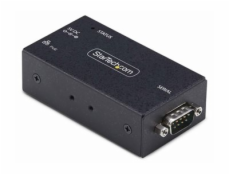 StarTech.com Serial to Ethernet Adapter, IP LAN to RS232 DB9 Converter - Kompaktní server - PoE - 100Mb LAN, RS-232 - montáž na stěnu/lištu DIN - kompatibilní s TAA