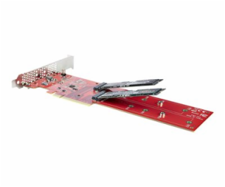 StarTech.com Dual M.2 PCIe SSD Adapter Card, x8 / x16 Dua...