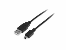 StarTech.com 1m Mini USB 2.0 Cable A to Mini B M/M - Kabel USB - USB (M) do mini-USB typ B (M) - USB 2.0 - 1 m - černá
