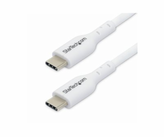 StarTech.com 2m (6.6ft) White USB-C Charging Cable, USB C...