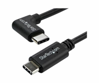 StarTech.com Right Angle USB-C Cable - 1m / 3 ft - Revers...