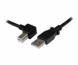 StarTech.com 1m USB 2.0 A to Left Angle B Cable Cord - 1 ...