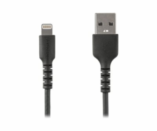 StarTech.com 6 ft(2m) Durable Black USB-A to Lightning Ca...