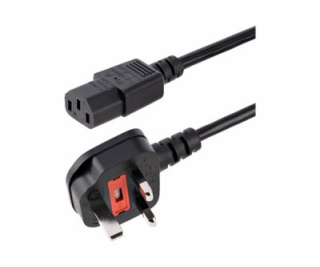 StarTech.com 6ft (1.8m) UK Computer Power Cable, 18AWG, B...