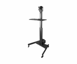 StarTech.com Mobile Workstation Cart with Monitor Mount, ...
