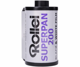 Rollei kinofilm Superpan 200/ 35mm/ 36 snímků/ černobílý