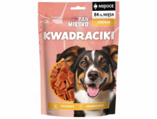 PAN MIĘSKO Squares Rabbit - pamlsek pro psa - 100g