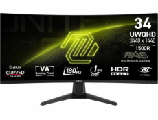 MSI MAG/346CQ/34 /VA/wQHD/180Hz/1ms/Černá/3R
