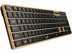 GENIUS Klávesnice Slimstar 7250BT, membránová, bezdrátová, béžová-černá