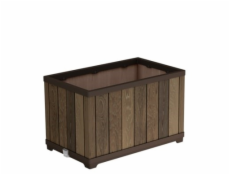 Květináč Keter Deco Rectangle walnut