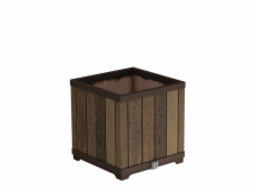 Květináč Keter Deco Square walnut