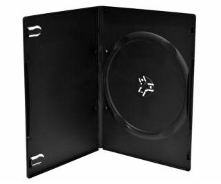 Obal na 1 DVD 7mm slim černý - karton 100 ks