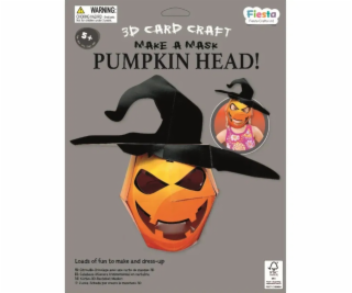 Fiesta Crafts Kreativní sada 3D maska Dýně