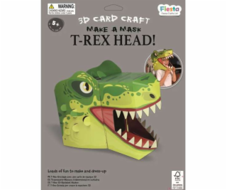 Fiesta Crafts Kreativní sada 3D maska T. rex