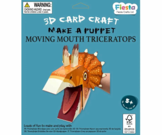 Fiesta Crafts Kreativní sada 3D loutka Triceratops