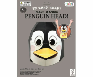 Fiesta Crafts Kreativní sada 3D maska Tučňák