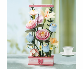 RoboTime 3D skládačka Květinový box