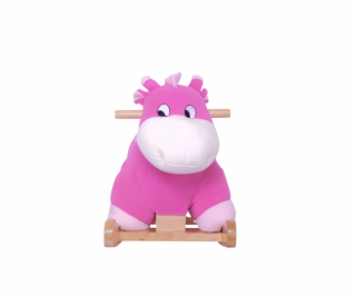 Houpací hrošík Nele růžový s miminkem