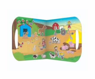 Fiesta Crafts Znovupoužitelné samolepky se scénou Farma