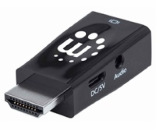 Manhattan adaptér HDMI na VGA, Micro Converter, HDMI Male...