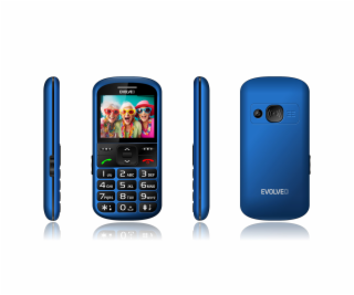EVOLVEO EasyPhone XS, mobilní telefon pro seniory, modrá