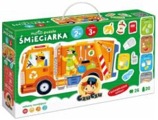 CzuCzu Moto puzzle - Popelářské auto 26 dílků