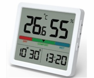 WG - Digitální teploměr s vlhkoměrem WG5, bílá