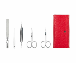 Zwilling Maniküre Pediküre Set 5tlg. mit Nagelschere, Leder
