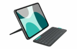 Logitech FLIP FOLIO pre iPad Pro 11 (M4), iPad Air 11 (M2+M3), iPad Air (5.gen.), US , grafitová