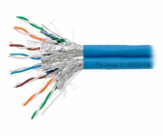 PLANET kabel SFTP, drát, Cat 6A, 4p, 500MHz, LS0H, TWIN s...
