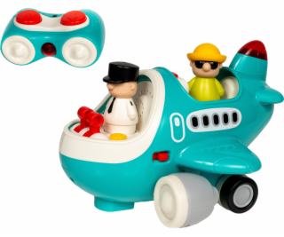 NoName R/C letadlo se zvukem, světlem, pohonem + 2 figurky