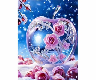 Norimpex Diamantová mozaika - skleněné jablko