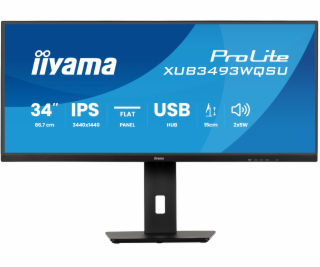 iiyama ProLite XUB3493WQSU-B6 - LED monitor - 34  - 3440 ...