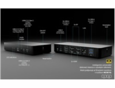 i-tec Universal Intelligent Dual Display Docking Station, Power Delivery 100W